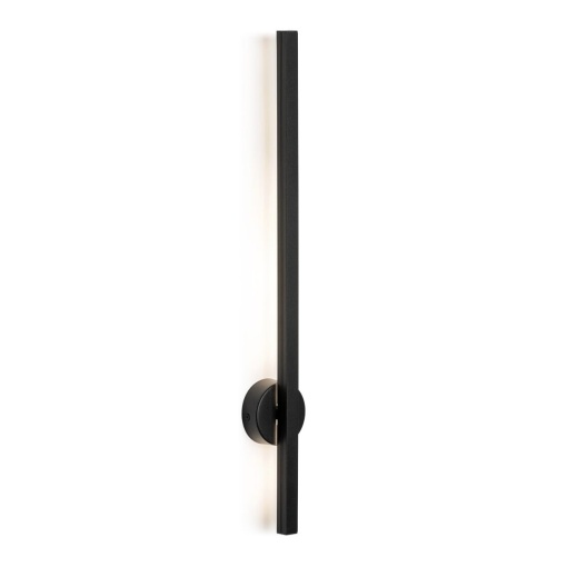 Aplica LED de perete desgin minimalist Asse negru H-60cm