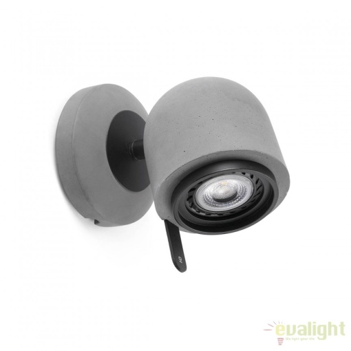 Aplica perete tip spot directionabil STONE-1 gri 43500
