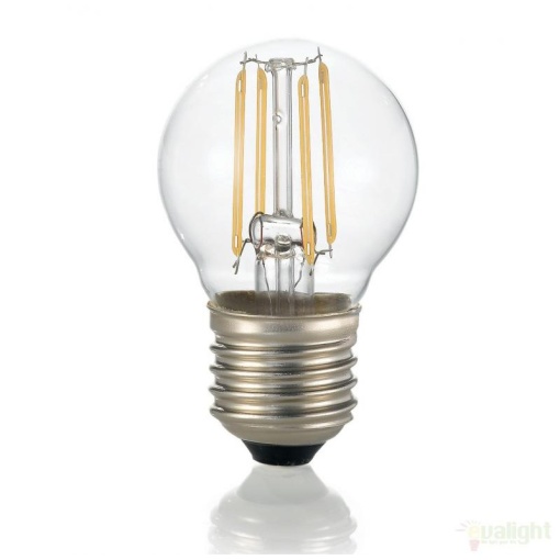 Bec LED E27 4W SFERA TRASPARENTE 3000K 101279 - Img 1
