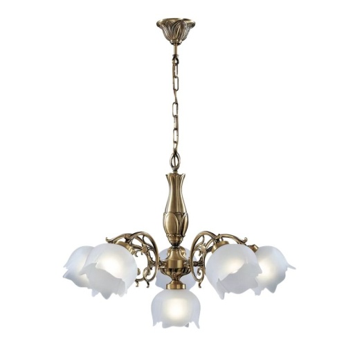 Candelabru 5 brate LUX design clasic realizat manual Bianca