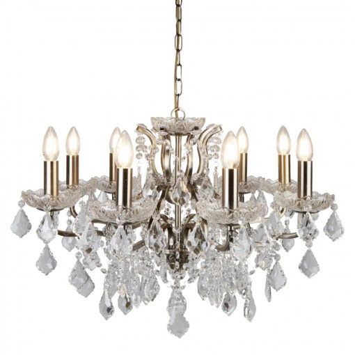 Candelabru stil clasic cu 8 brate Paris alama antic 8738-8AB SRT