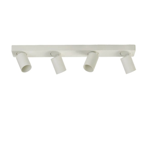 Corp aplicat cu 4 spoturi directionabile Moon 4 Bar, alb