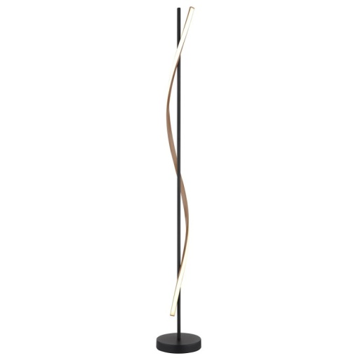 Lampadar LED aluminiu cu efect de lemn WATKINS