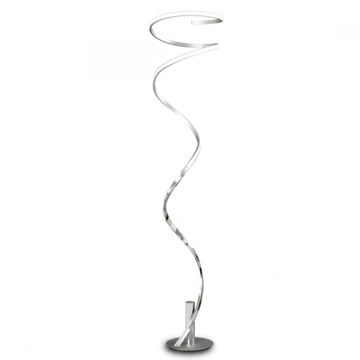 Lampadar LED dimabil design modern decorativ HELIX crom