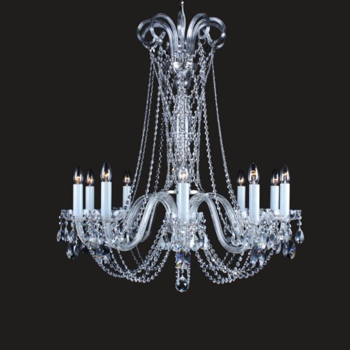 Lustra 10 brate cristal Bohemia L11 918/10/1-A - Img 1