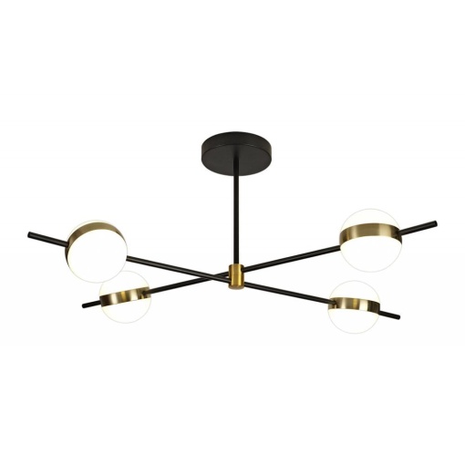 Lustra aplicata LED design Art Deco cu 4 surse de lumina Cuba