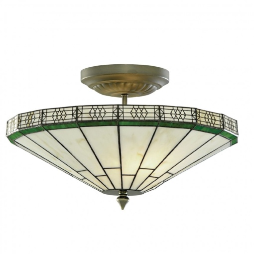 Lustra clasica sticla tiffany New York 2L 4417-17 SRT