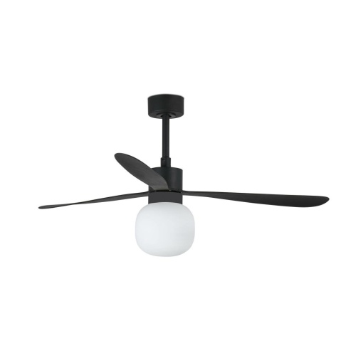 Lustra cu Ventilator si telecomanda AMELIA L BALL LED negru