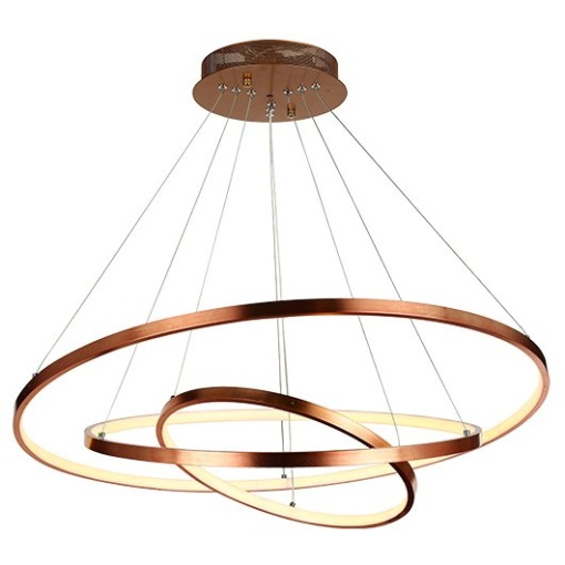 Lustra design modern circular cu 3 inele LED dimabil ROTUNDA