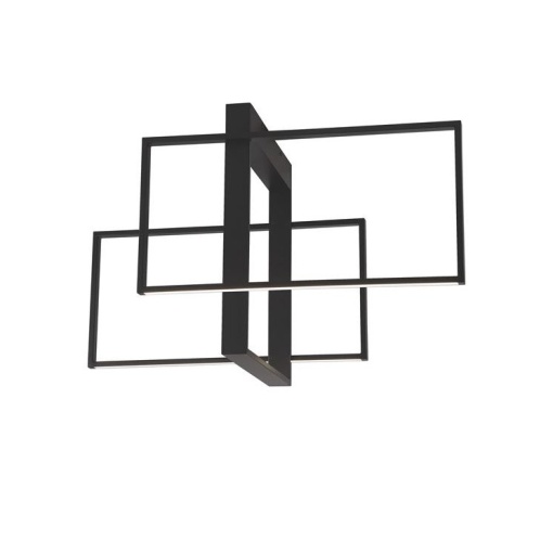 Lustra LED aplicata design modern CLEA negru 26W