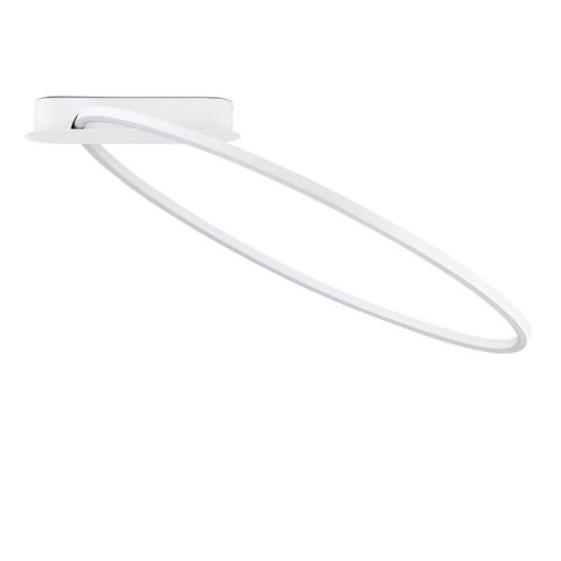 Lustra LED aplicata design modern minimalist KIKLOS alb