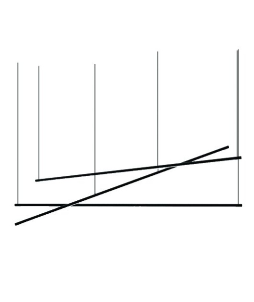 Lustra LED design liniar Eletra negru, L-180cm