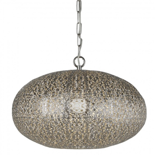 Lustra / Pendul design rustic Moroccan nickel 2672SS SRT