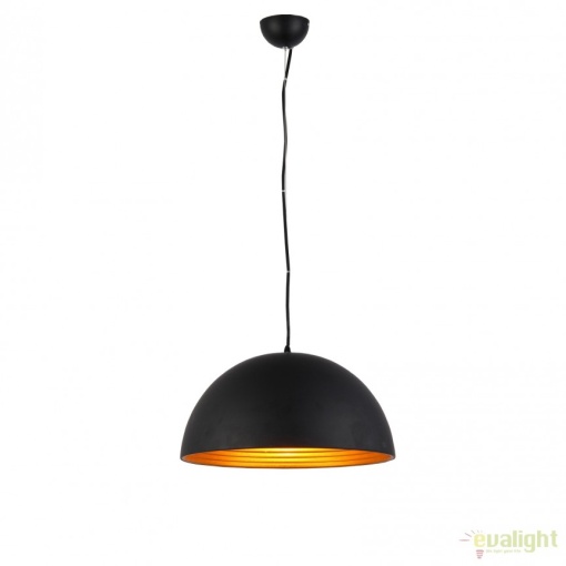 Lustra / Pendul modern design nordic 40cm MODENA negru/auriu
