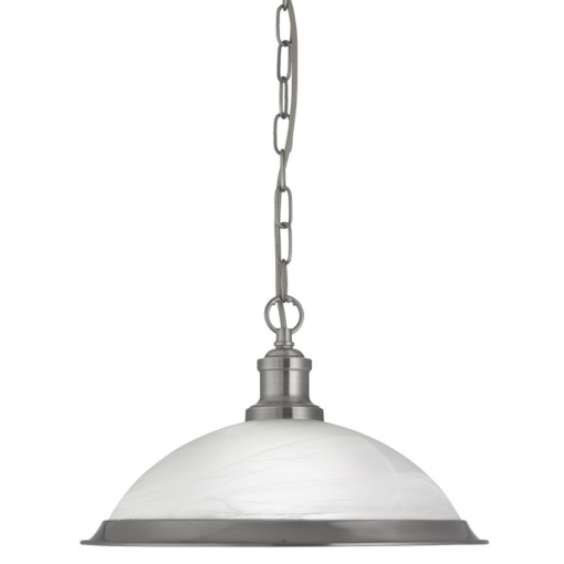 Pendul design clasic Bistro argintiu satin 1591SS SRT