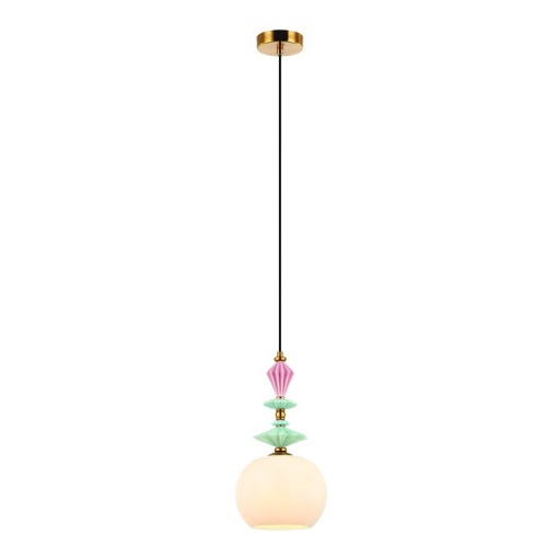 Pendul modern cu elemente ceramice si sticla Mahala