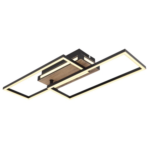 Plafoniera LED design indistrial Colli negru