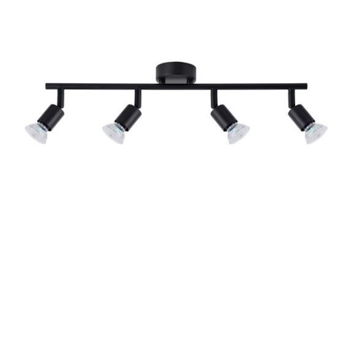Plafonirea cu 4 spoturi design minimalist LUP negru
