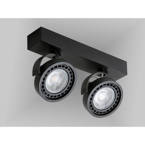 Spot aplicat directionabil JERRY 2 negru ZZ AZ1370
