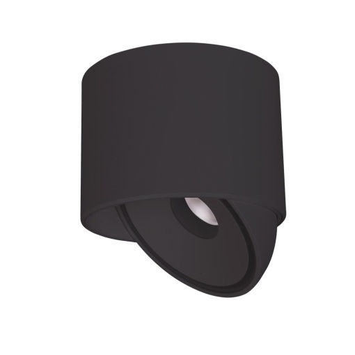 Spot LED Aplicat Directionabil Design Modern, Zeus 10w negru