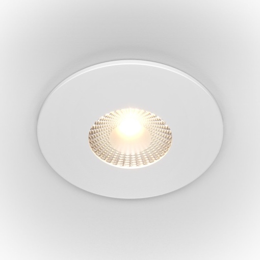 Spot LED incastrabil design tehnic Zen alb