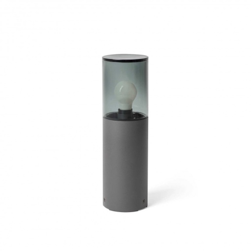 Stalp pentru iluminat exterior IP65 KILA H-40cm fumuriu