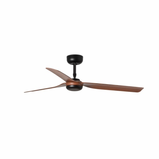 Ventilator de tavan cu telecomanda PUNT M negru/nuc