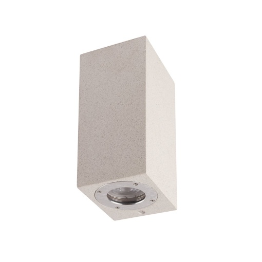 Aplica de perete iluminat exterior ambiental IP65 LEVI alba