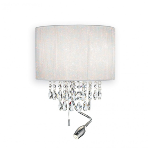 Aplica de perete LED cristal Venezian OPERA AP3 BIANCO 068268