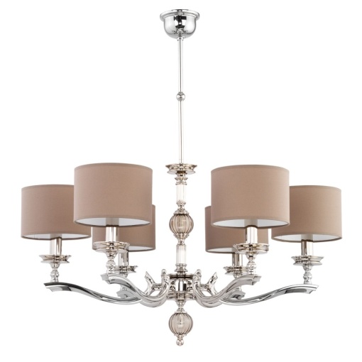 Candelabru 6 brate design modern realizat manual Tivoli