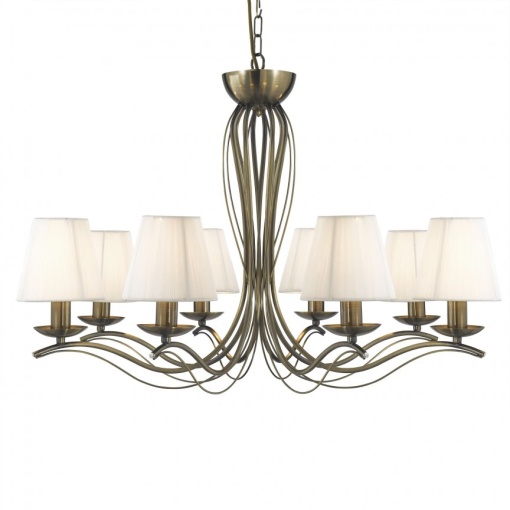 Candelabru stil clasic cu 8 brate Andretti alama antic 9828-8AB SRT