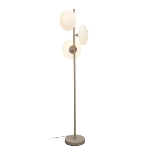 Lampadar/Lampa de podea design modern Sapporo 3 alb/sand