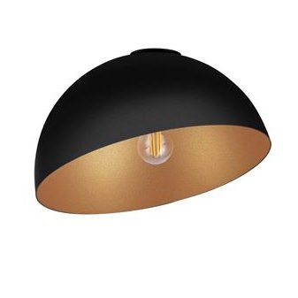 Lustra aplicata design decorativ GEA negru/auriu D-29cm