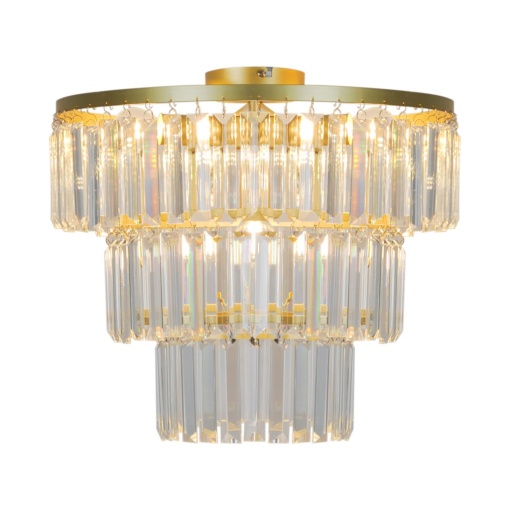 Lustra aplicata design modern Tifanny auriu