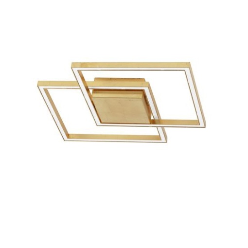 Lustra LED aplicata design modern geometric BILBAO 25W aurie NVL-9500821