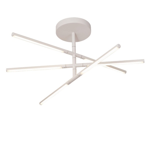 Lustra LED aplicata design modern minimalist TORCH alba