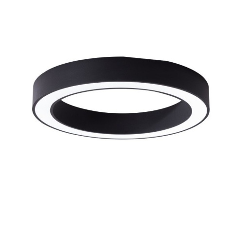 Lustra LED aplicata design slim circular MARCO TOP 40 3000K BK - Img 1