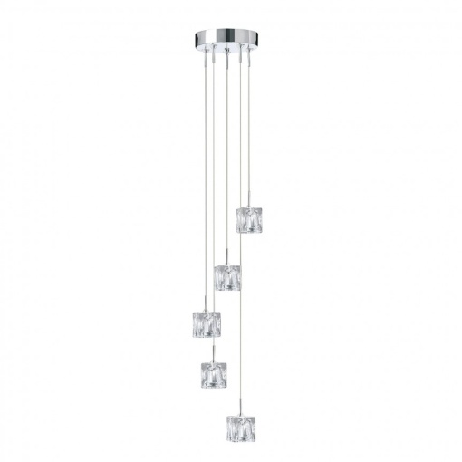 Lustra LED design modern Ice Cube H-116cm 6775-5-LED SRT