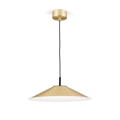 Lustra LED diamabila, Pendul metalic GOURMET Brushed Brass
