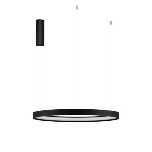 Lustra LED suspendata design modern circular PERRINE D-60cm neagra