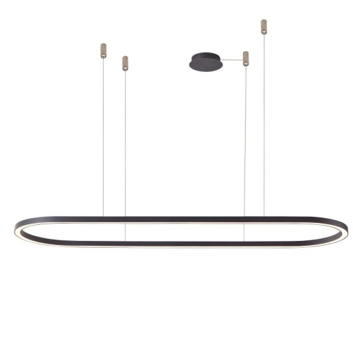 Lustra LED XXL suspendata design modern ELENA 150 DIMM BK