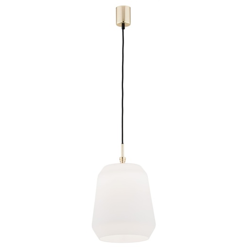 Lustra / Pendul modern design scandinav IRUN 25cm alb opal