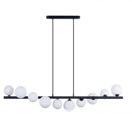 Lustra suspendata design modern SYBILLA 10 black