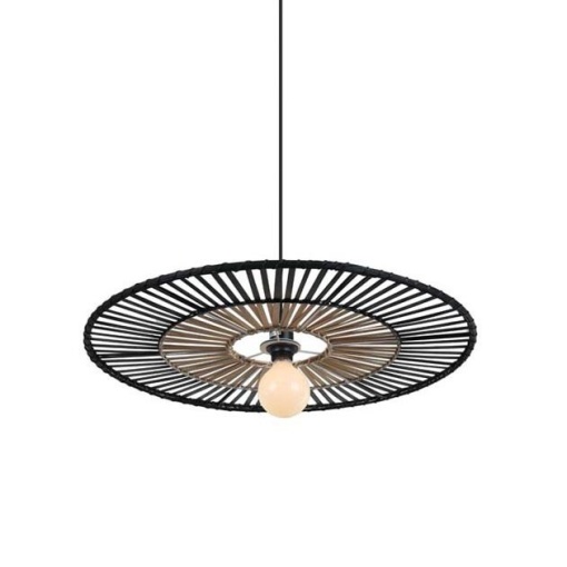 Pendul, lustra design modern Lian negru 40cm