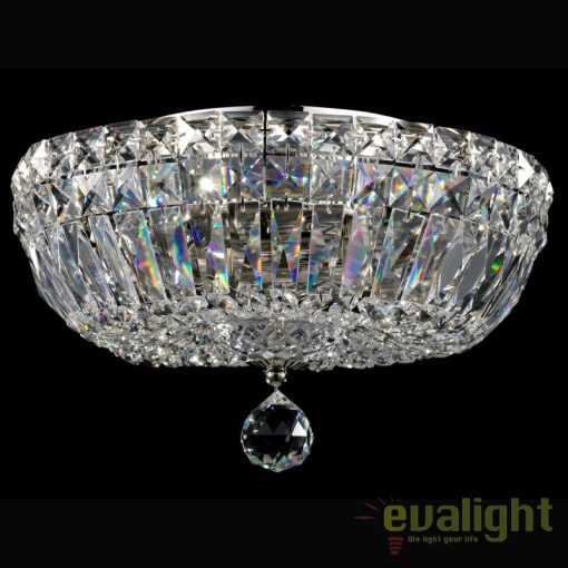 Plafoniera design elegant Basfor 30cm crom MYDIA100-CL-03-N