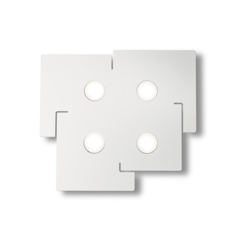 Plafoniera LED design modern TOTEM PL4 alb 215778