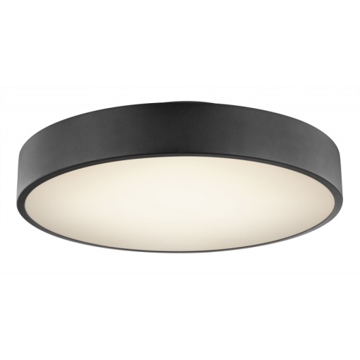 Plafoniera LED dimabila cu telecomanda design modern WISS negru 41744-48S GL