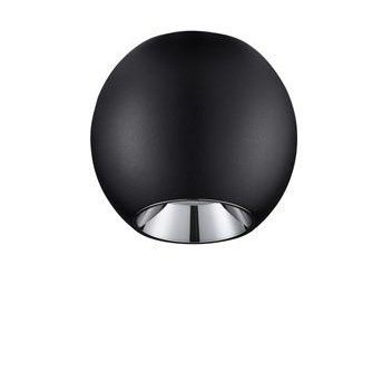 Spot LED aplicat diametru 8,5cm NANO negru, NVL-9052029