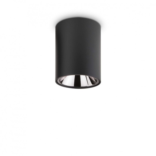 Spot LED aplicat modern Nitro pl round d08 NERO