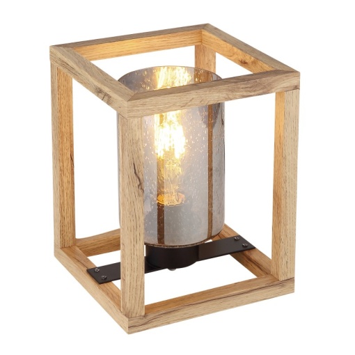 Veioza, lampa de masa design modern PETTEY lemn 15497T GL